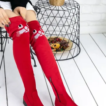 

Geomar after Red Suede Boot Socks