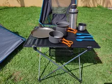 Camping Table Computer-Bed Folding Ultralight Picnic Hiking Outdoor Desk-Furniture Aluminium