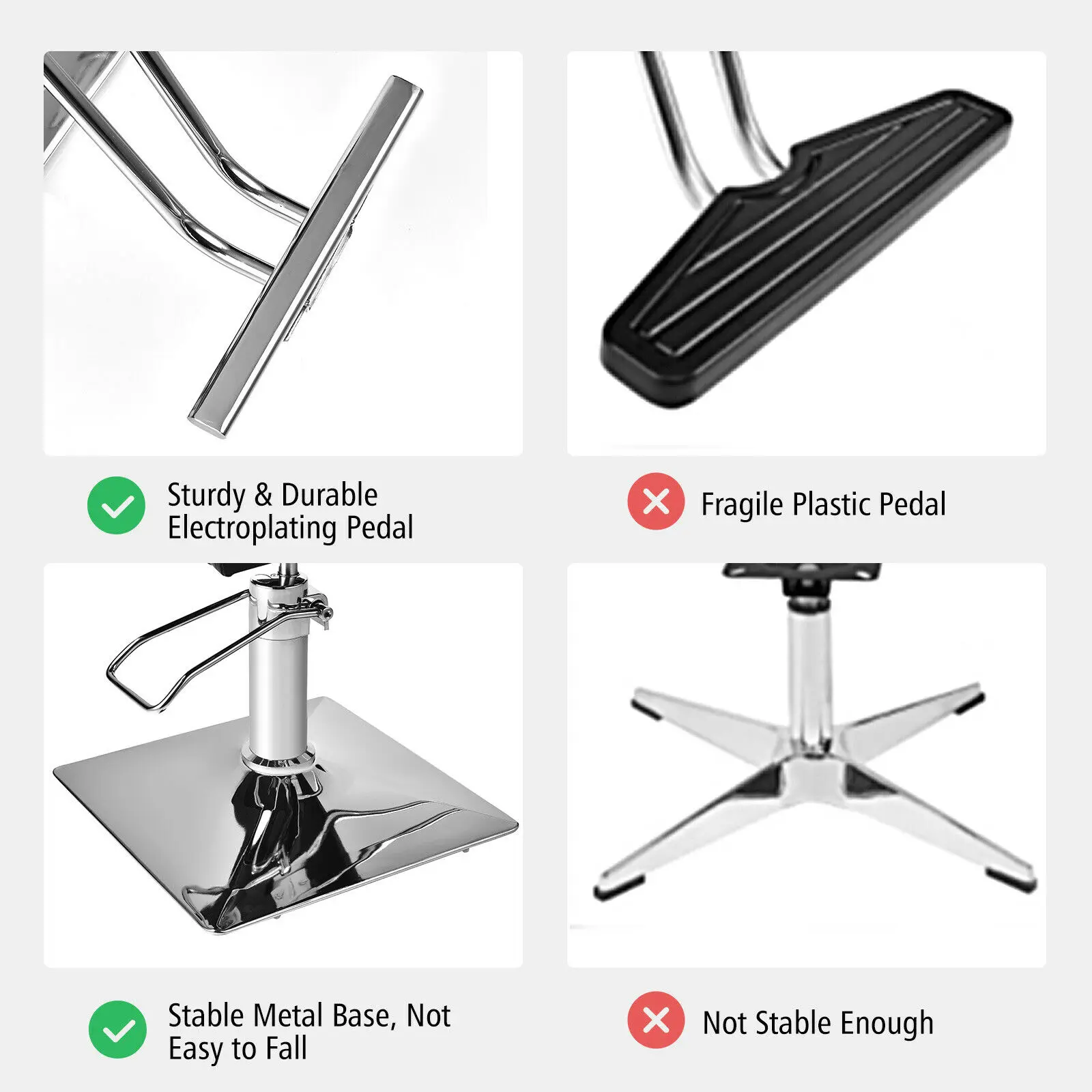 Description Picture 4 of itemSalon Chair for Hair Stylist Adjustable Swivel Hydraulic Barber Styling Chair