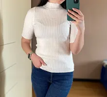 Knitted Sweater Shirts Pullover Spring Half-Sleeve Women Casual-Base Basic Korea New