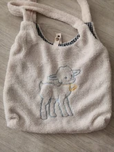 Cute Bag Tote Shopper-Bags Lamb-Fabric GOPLUS Sheep Cartoon Handbag Large-Capacity Girls