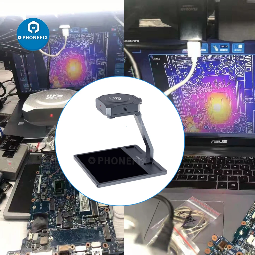 

LINC IIT Short Cam Thermal Camera Electrical Inspection for Mobile Phone Motherboard PCB Fault Detection Infrared Imager Machine