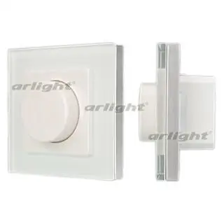 

028423 panel rotary smart-p89-dim White (100-240V, 1.2a, TRIAC, 2.4g) 1 pc. Arlight