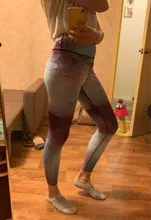 Qickitout 12% Spandex alta cintura Digital mallas impresas para ejercicio de deporte con polainas de las mujeres