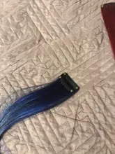 AliLeader-extensiones de cabello sintético para mujer y niña, 1 pieza, 20 colores, 50CM, largo, liso