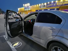 2 uds LED COCHE Luz de bienvenida para puerta proyector Logo de luz láser para Chevrolet Cruze CAPTIVA trax Malibú Blazer atravesar Equinox Aveo