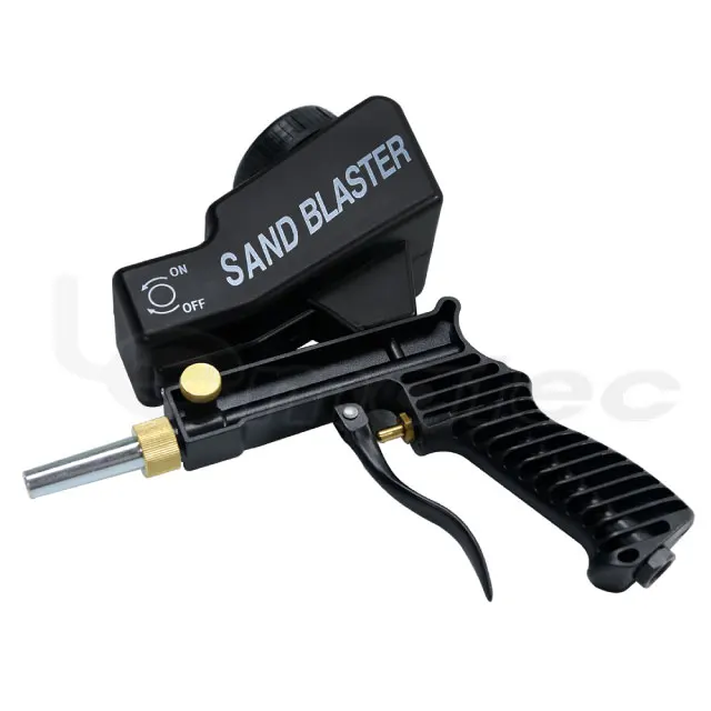 Portable Gravity Feed Sandblaster Pneumatic Rust Blasting Gun