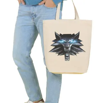 

Angemiel Bag Large Cosmic Wolf Shopping Beach Tote Bag