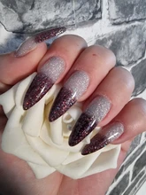 Azúcar UR térmico Ultra-delgada brillo 3 colores Gel UV Color-chaging copo de nieve de cambio de Color de temperatura Gel para decoración de uñas