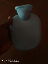 Botella de agua caliente para riego, calentador de manos de goma de silicona de PVC grueso, Color sólido, bolsa cálida de palacio