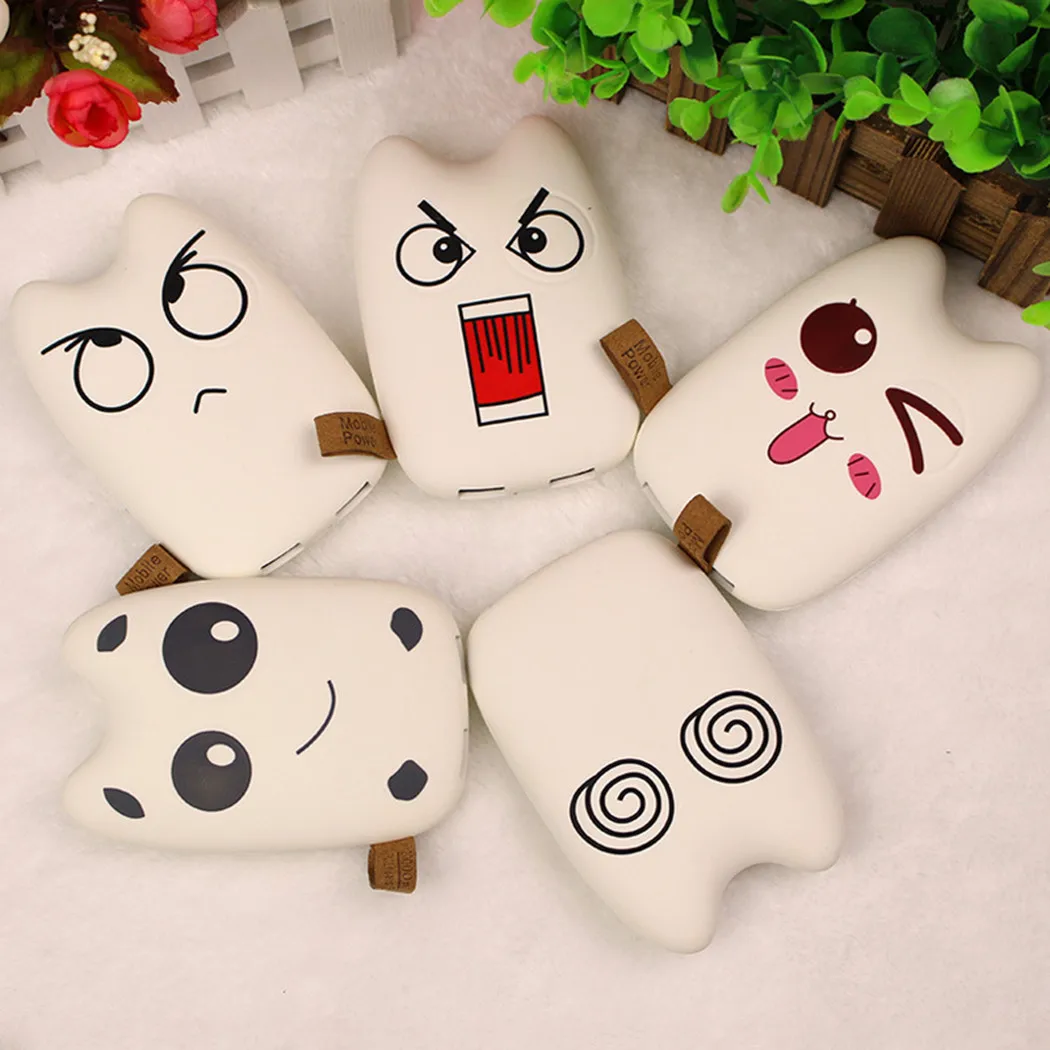 

Super Cute 12000mah Power Bank Mini Portable Chargier Cartoon Powerbank External Battery Poverbank For iPhone Xiaomi Samsung