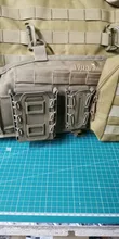Bolsa de revista táctica Molle para Ar15 M4 5,56 7,62 9mm escorpión rápido Mag de liberación rápida Mag TPR funda con cubierta caja de engranaje de caza