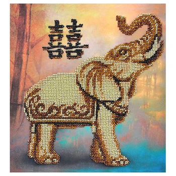 

Ф-118 Set for embroidery with beads Constellation's Double Luck's 21*22 cm