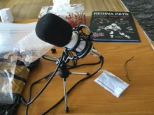 BM 800-micrófono de karaoke, condensador para estudio, karaoke, retransmisión de radio, canciones, grabación en ordenador