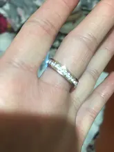 Anillo de compromiso clásico de circonia cúbica para mujer, sortija de Zirconia cúbica, Color oro rosa, Cristales austriacos