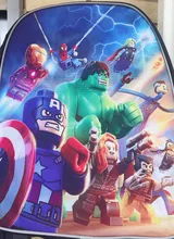 Mochila infantil para la escuela de Los Vengadores para niños, bolso para adolescente