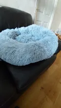 Pet bed for dog donut bed plush cat bed accessories kennels for dogs mascotas productos