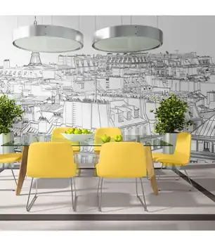 

XXL photo mural-parisino cartoon pad