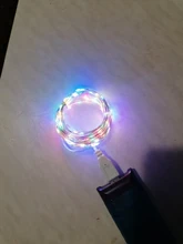 Fairy-String-Lights Garland Battery-Powered Copper-Wire LED USB Indoor-Decorations New-Year-Lights