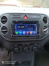 Podofo-Reproductor multimedia con GPS para coche, radio con Android 10.0, 2 Din, 7 pulgadas, para Golf/Polo/Tiguan/Passat/b7/b6/SEAT/León/Skoda/Octavia