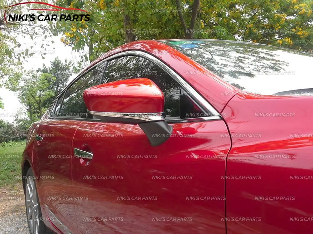 Отделка мини-полоски на зеркала для Mazda 6 2013- ABS пластик хром литье украшение Тюнинг Автомобиля