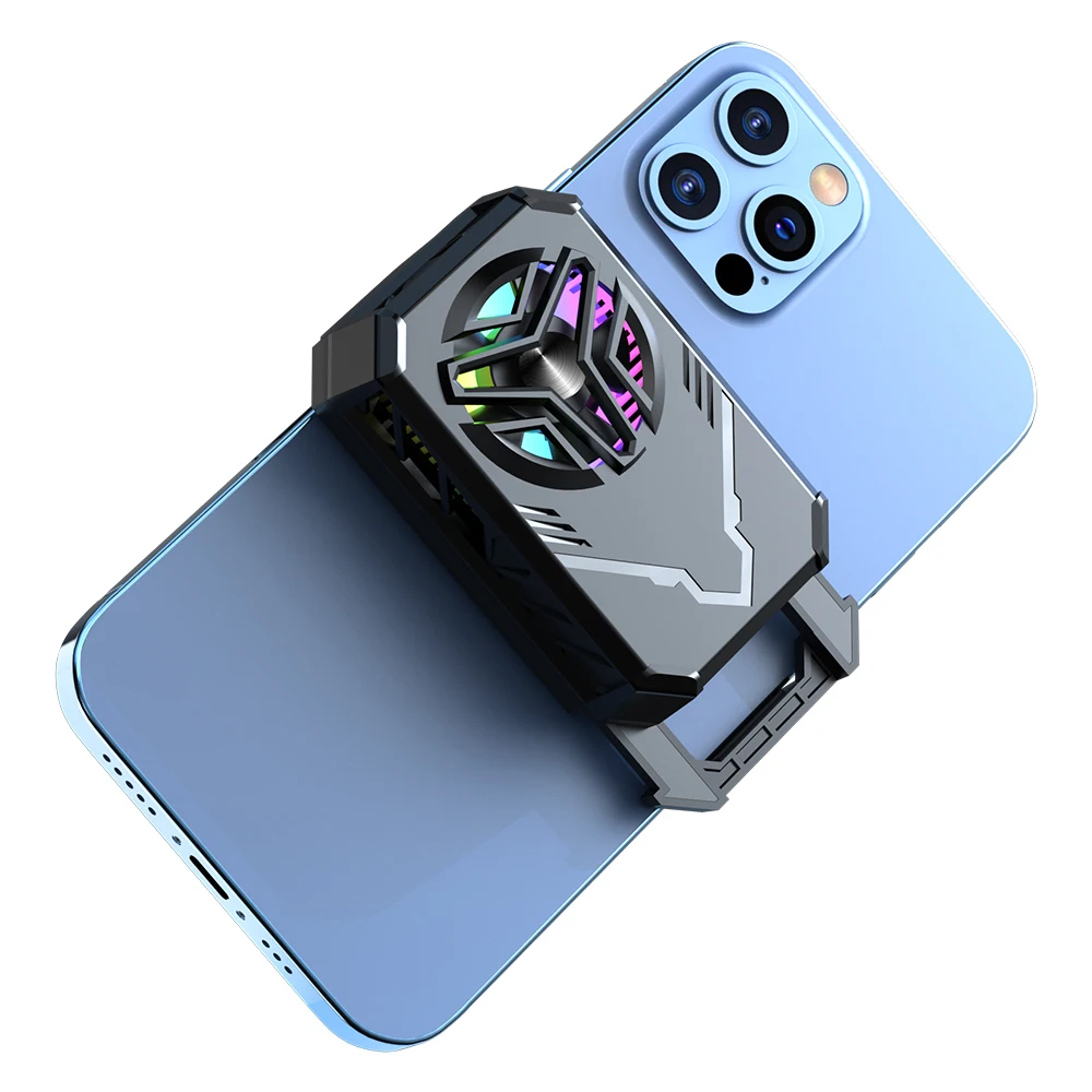 Ventilateur Magnétique Pour Téléphone Et Tablette - 30W, Vitesse Ajustable, Refroidissement Actif Pour Gaming Et Streaming