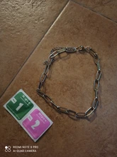 Cadena de eslabones retro para mujer, collar de exageración, gargantilla de oro fashi