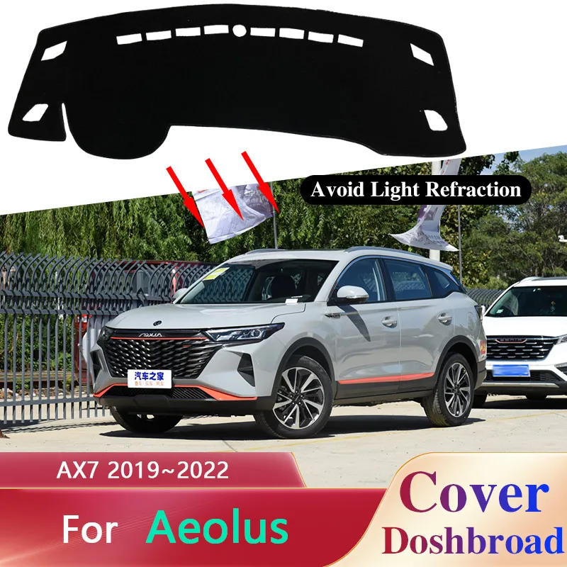 

Dashboard Cover Board Mat Carpet Dashmat for Aeolus AX7 2019~2022 2020 2021 Pad Sunshade Cushion Protect Car Accessories