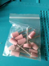 Taladro de cerámica para uñas, cabezales eléctricos de repuesto para manicura, pulido para manicura y pedicura, 12 Uds.