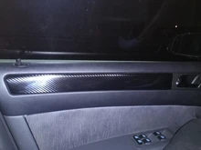 Película de envoltura de coche 5D negra, 1 unidad de 50x200cm, rollo de pegatina 5D para coche, película de accesorios para deporte Exterior