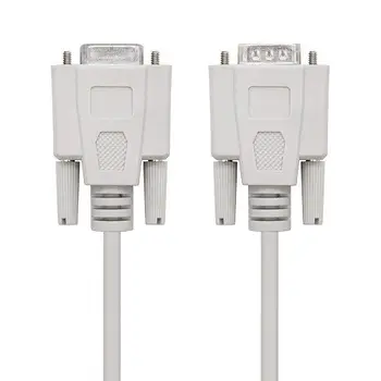 

Cable serie RS232 DB9 macho - DB9 hembra 1.8 M Beige