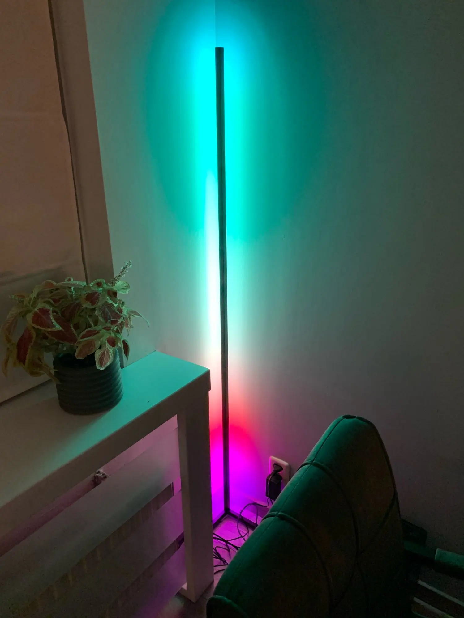 Minimalist LED Corner Floor Lamp LED Light photo review