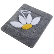 Коврик для ванной-коврики | коврик коврики для ванной нескользящие анти пресс-форма коврики Дейзи серый 50X60 см