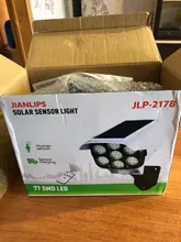 Camera Led-Lamp Solar-Light Motion-Sensor Security Waterproof Home-Garden Wireless 77