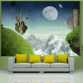 

Wall mural-flight over the mountains-100x70 cm