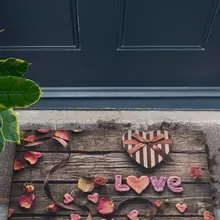 Дверной коврик-Дверной Коврик для помещений-Дверной матовый резиновый матовый-Дверной Коврик для помещений | Романтический 45X70 см