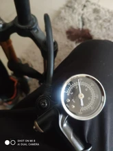 GIYO-Bomba de aire plegable GS-02D de alta presión para bicicleta, hinflador de 300 psi, con palanca, calibrador para horquilla y suspensión trasera, para bicicleta de montaña