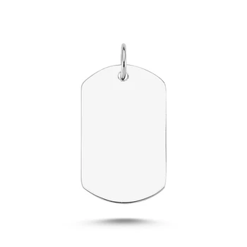 

Silver 925 Sterling Large Plate Pendant