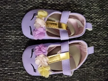 Zapatos de unicornio con flores para niñas pequeñas, calzado de piel sintética con suela blanda para cuna, primavera y otoño, de 0 a 18M, novedad de 2019