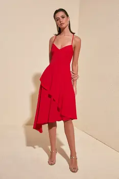 

Trendyol Flounces Dress TPRSS20EL2176