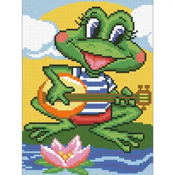 

M-152 web set of diamond mosaic 'лягушонок' 18x24 cm
