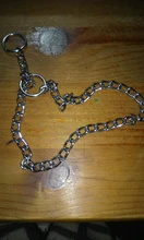 Collar Necklace Choke Snake-Chain Pet-Dog Training Stainless-Steel Metal Golden Retriever