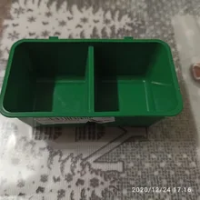 Bird-Feeder Waterer Food-Tray Drinking-Cups Parrot Hanging-Animal Pet-Products Double-Groove