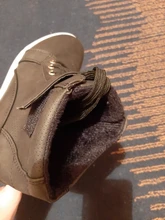 Botas de cuña antideslizantes para mujer, botines cálidos a la moda, de cuero, para nieve, aumento de altura