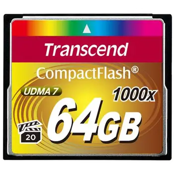 

Compact Flash 64GB 1000 xTRANSCEND69.96
