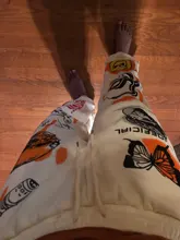 InstaHot-Pantalón de chándal Harajuku para mujer, pantalón con estampado de dibujos animados, para correr, con cordón, ropa de calle informal, Otoño, 2021