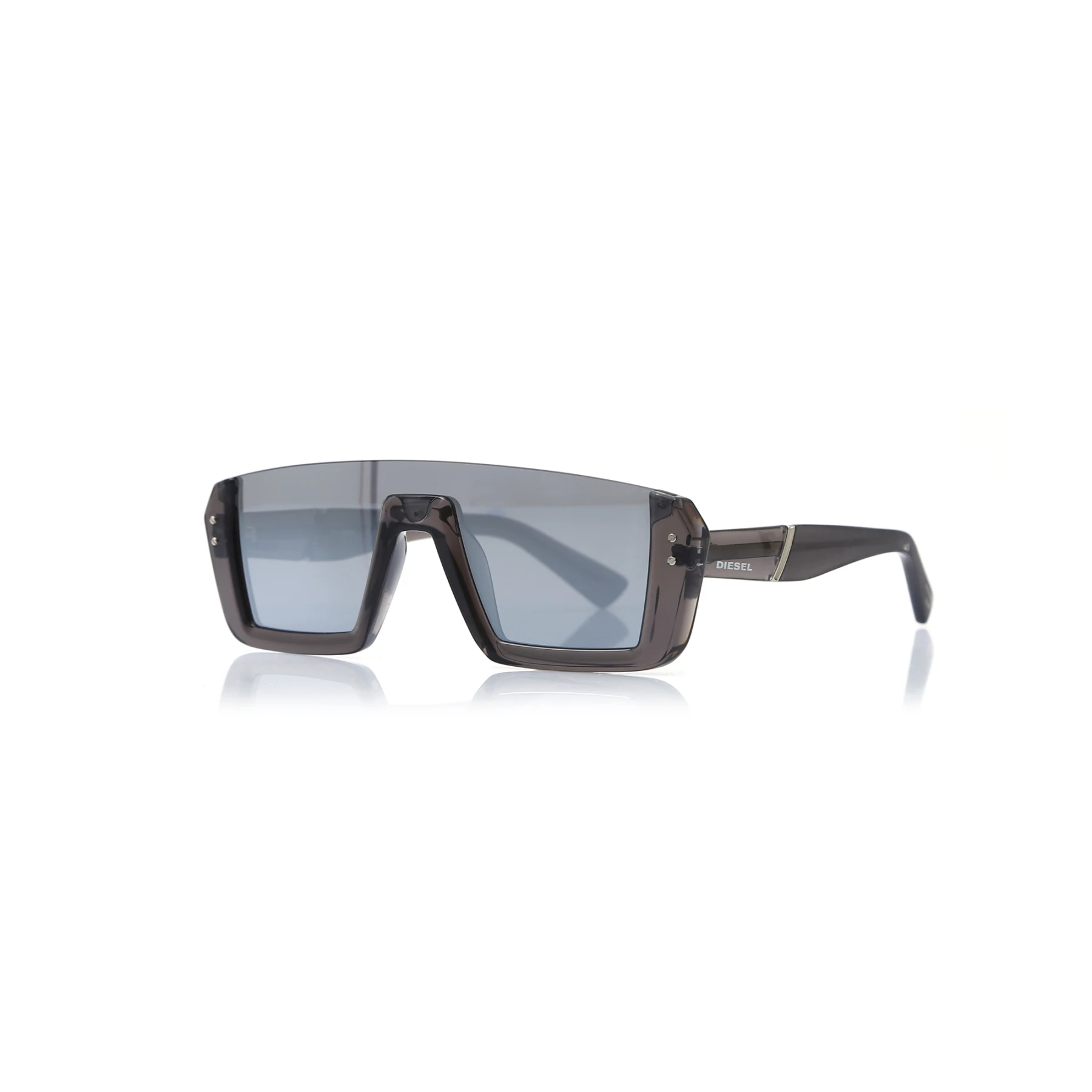 

Women's sunglasses dl 0248 20c bone smoked polycarbonate rectangular rectangle 57-19-145 diesel