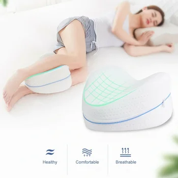 

2PCS Contour Legacy Orthopedic Leg Knee Pillow With Memory Foam Leg Pillow for Back, Hip, Legs & Knee Support Wedge G90531