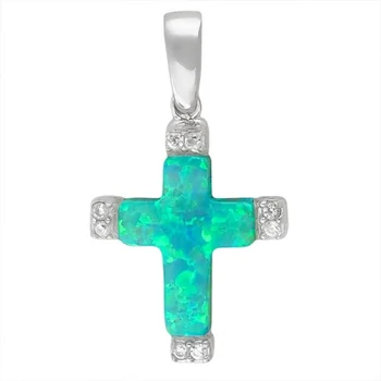 

Esthete pendant with plastic and cubic zirconia