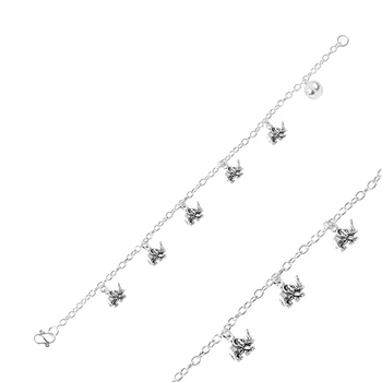 

KUTAYDAN 925 Sterling Silver Sterling Elephant Bracelet